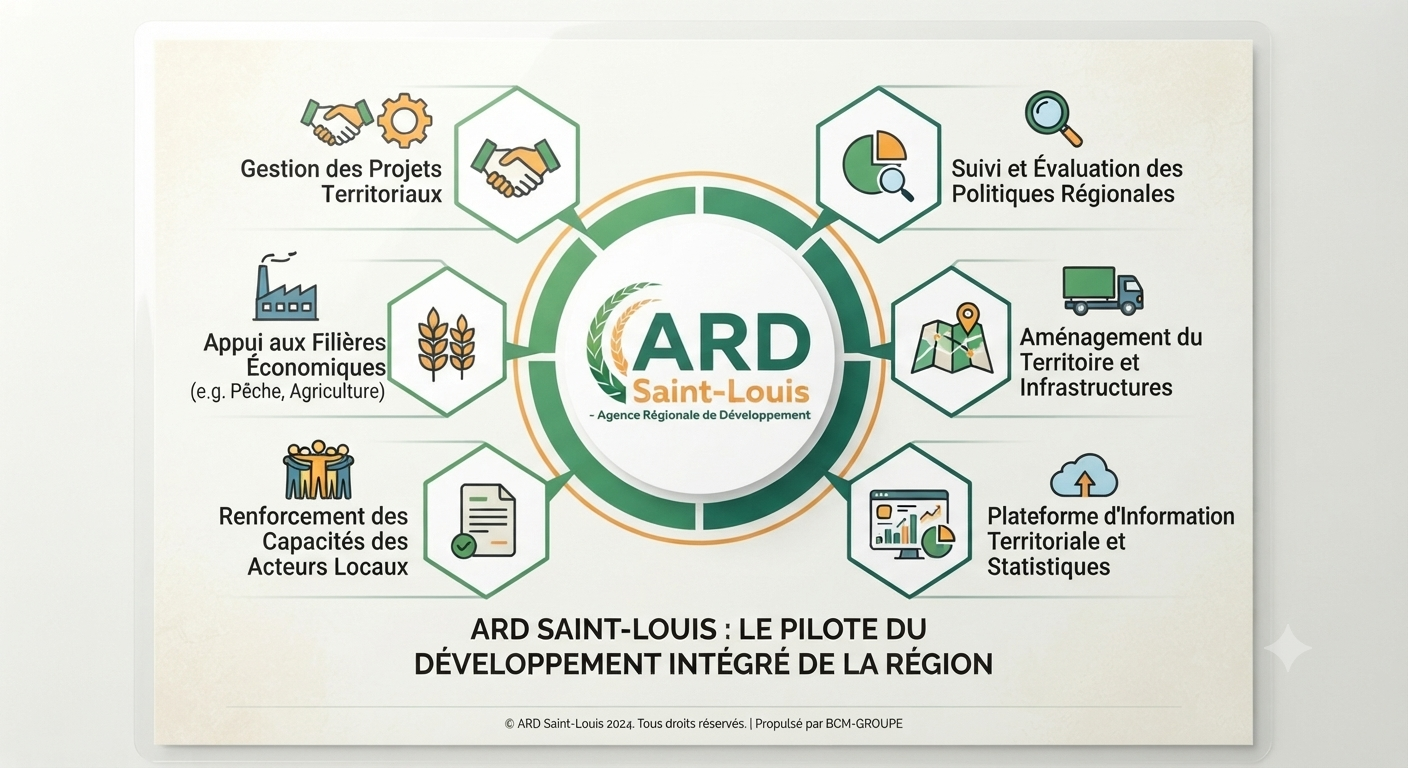 Vue aérienne du site et de la zone